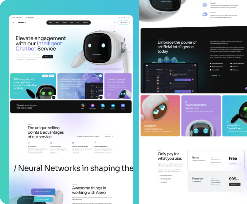 AI Agency & Technology HTML Template