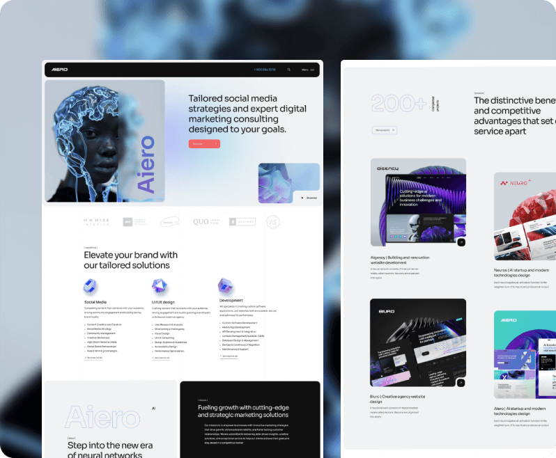 AI Agency & Technology HTML Template